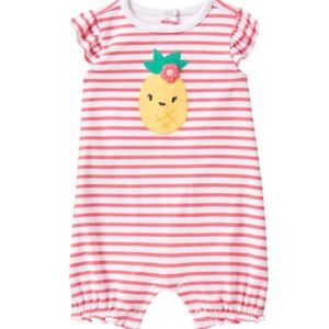 Gymboree Striped Pineapple Romper, 6-12 months